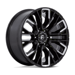 Fuel 1PC D849 REBAR GLOSS BLACK MILLED 20x9