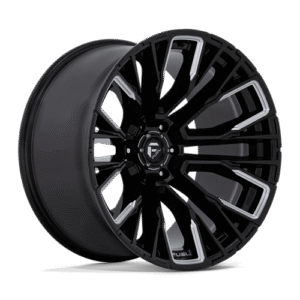 Fuel 1PC D849 REBAR GLOSS BLACK MILLED 22x12