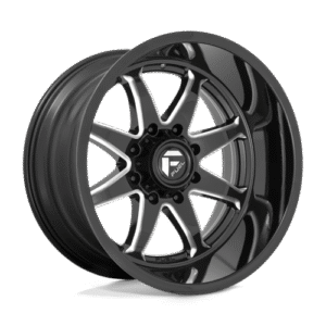 Fuel 1PC D749 HAMMER GLOSS BLACK MILLED 22x10