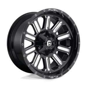 Fuel 1PC D620 HARDLINE GLOSS BLACK MILLED 20x10