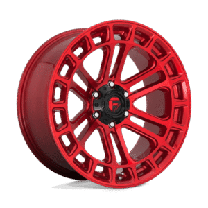 Fuel 1PC D719 HEATER CANDY RED MACHINED 20x9
