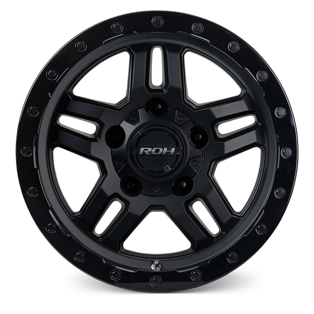 ROH HAMMER MATT BLACK GLOSS LIP 18x9 - Image 2