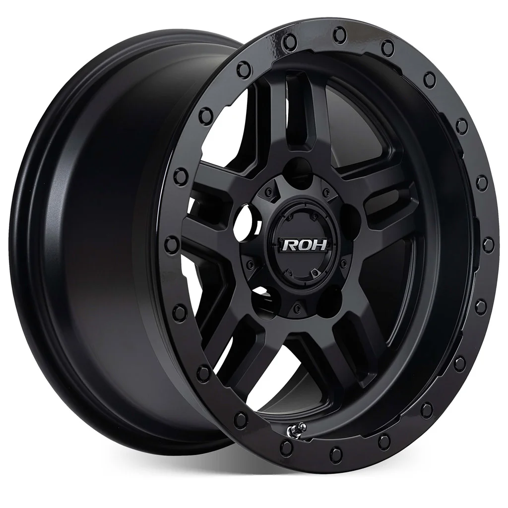 ROH HAMMER MATT BLACK GLOSS LIP 18x9 - Image 3