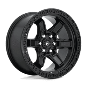 Fuel 1PC D697 KICKER MATTE BLACK 17x9