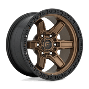 Fuel 1PC D699 KICKER MATTE BRONZE BLACK BEAD RING 17x9
