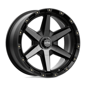 KMC KM101 TEMPO SATIN BLACK W/ GRAY TINT 20x9