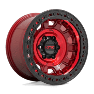 KMC KM236 TANK BEADLOCK CANDY RED 17x9
