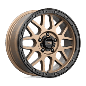 KMC KM535 GRENADE OFF-ROAD MATTE BRONZE W/ M-BLACK LIP 18x8.5