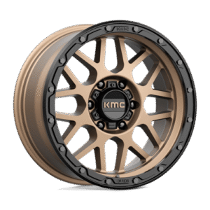KMC KM535 GRENADE OFF-ROAD MATTE BRONZE W/ M-BLACK LIP 18x8.5