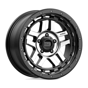 KMC KM540 RECON SATIN BLACK MACHINED 18x8.5