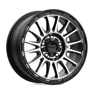 KMC KM542 IMPACT SATIN BLACK MACHINED 17x8