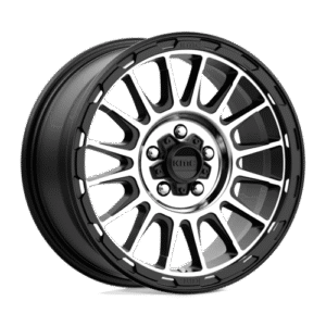 KMC KM542 IMPACT SATIN BLACK MACHINED 17x8