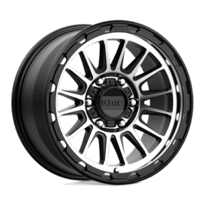 KMC KM542 IMPACT SATIN BLACK MACHINED 17x9
