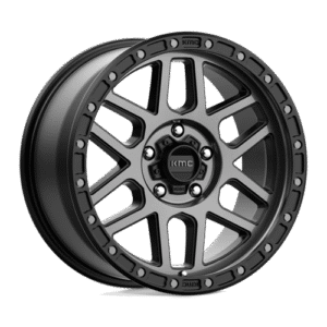 KMC KM544 MESA SATIN BLACK W/ GRAY TINT 18x9