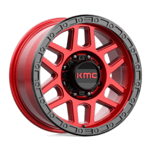 KMC KM544 MESA CANDY RED W/ BLACK LIP 18x9