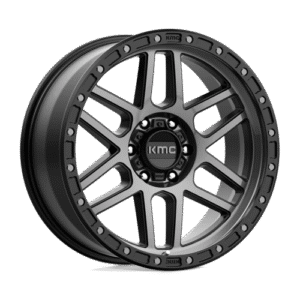 KMC KM544 MESA SATIN BLACK W/ GRAY TINT 17x8.5