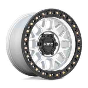 KMC KM549 GRS MACHINED W/ SATIN BLACK LIP 18x9
