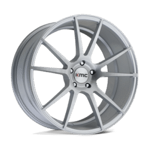 KMC KM709 FLUX BRUSHED SILVER 20x10