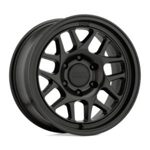 KMC KM717 BULLY OL SATIN BLACK 17x8.5