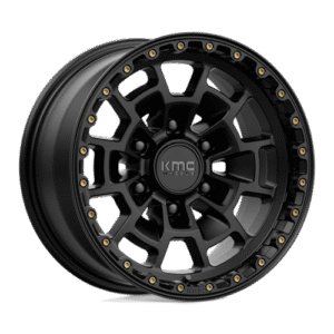 KMC KM718 SUMMIT SATIN BLACK 16x8