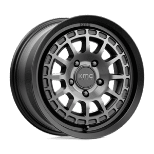 KMC KM719 CANYON SATIN BLACK W/ GRAY TINT 17x8