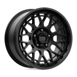 KMC KM722 TECHNIC SATIN BLACK 17x8.5