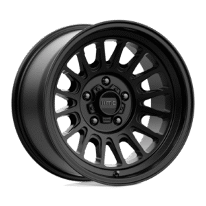 KMC KM724 IMPACT OL SATIN BLACK 17x8.5