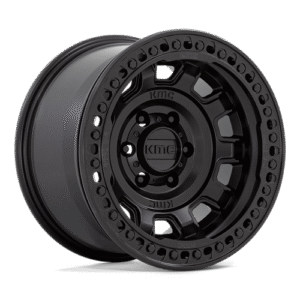 KMC KM236 TANK BEADLOCK SATIN BLACK 17x9