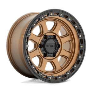 KMC KM548 CHASE MATTE BRONZE W/ BLACK LIP 18x9