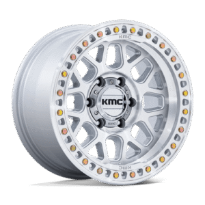 KMC KM549 GRS GLOSS SILVER W/ MACHINED FACE 18x9