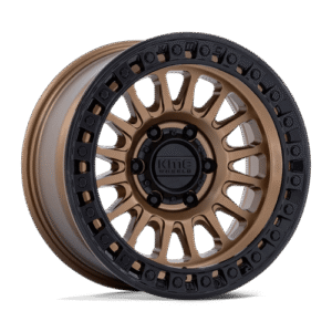 KMC KM552 IMS MATTE BRONZE W GLOSS BLACK LIP 20x9