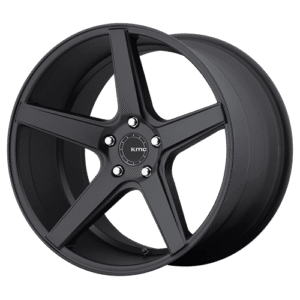 KMC KM685 DISTRICT SATIN BLACK 22x10.5