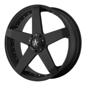 KMC KM775 ROCKSTAR CAR MATTE BLACK 17x7.5