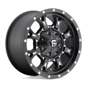 Fuel 1PC D517 KRANK MATTE BLACK MILLED 17x9