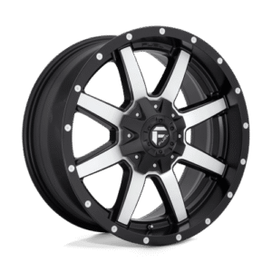 Fuel 1PC D537 MAVERICK MATTE BLACK MACHINED 20x10