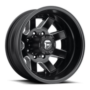 Fuel 1PC D538 MAVERICK MATTE BLACK MILLED 17x6.5
