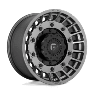 Fuel 1PC D726 MILITIA MATTE ANTHRACITE & BLACK 20x10