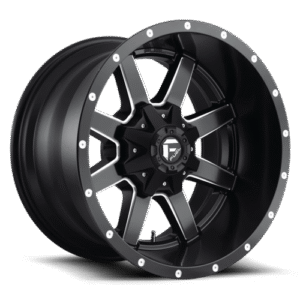 Fuel 1PC D538 MAVERICK MATTE BLACK MILLED 18x12