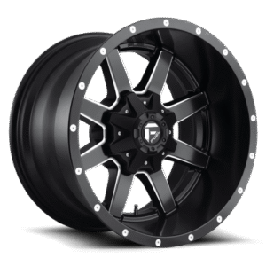 Fuel 1PC D538 MAVERICK MATTE BLACK MILLED 20x12