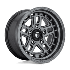 Fuel 1PC D668 NITRO MATTE GUN METAL 17x9