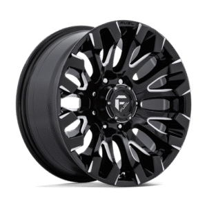 Fuel 1PC D828 QUAKE GLOSS BLACK MILLED 20x9