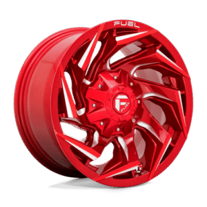 Fuel 1PC D754 REACTION CANDY RED MILLED 15x8