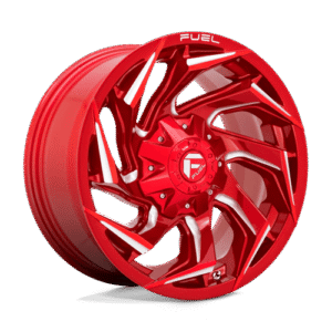 Fuel 1PC D754 REACTION CANDY RED MILLED 18x9