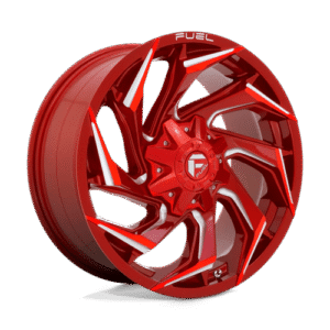 Fuel 1PC D754 REACTION CANDY RED MILLED 20x9