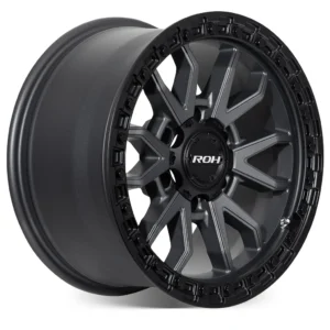 ROH RAID MATT BLACK GRAPHITE 17x9