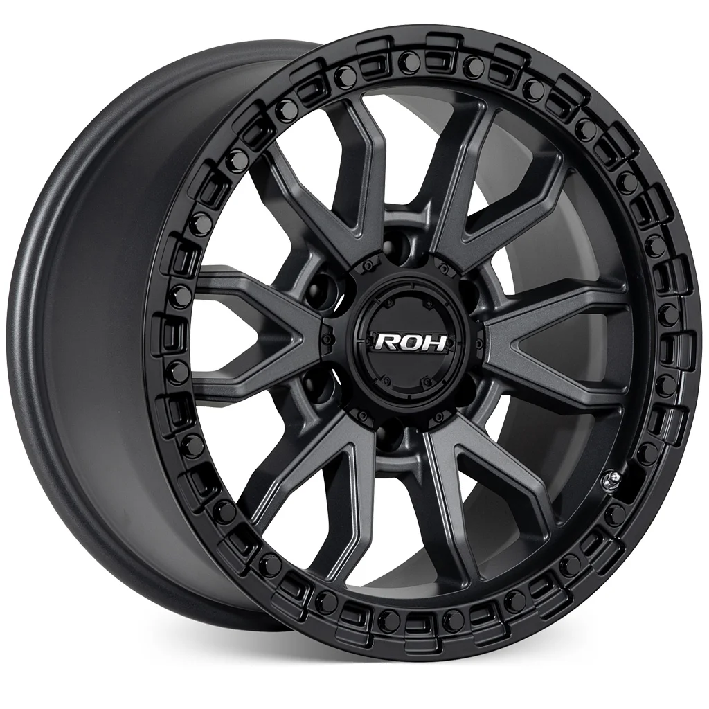 ROH RAID MATT BLACK 17x9 - Image 2