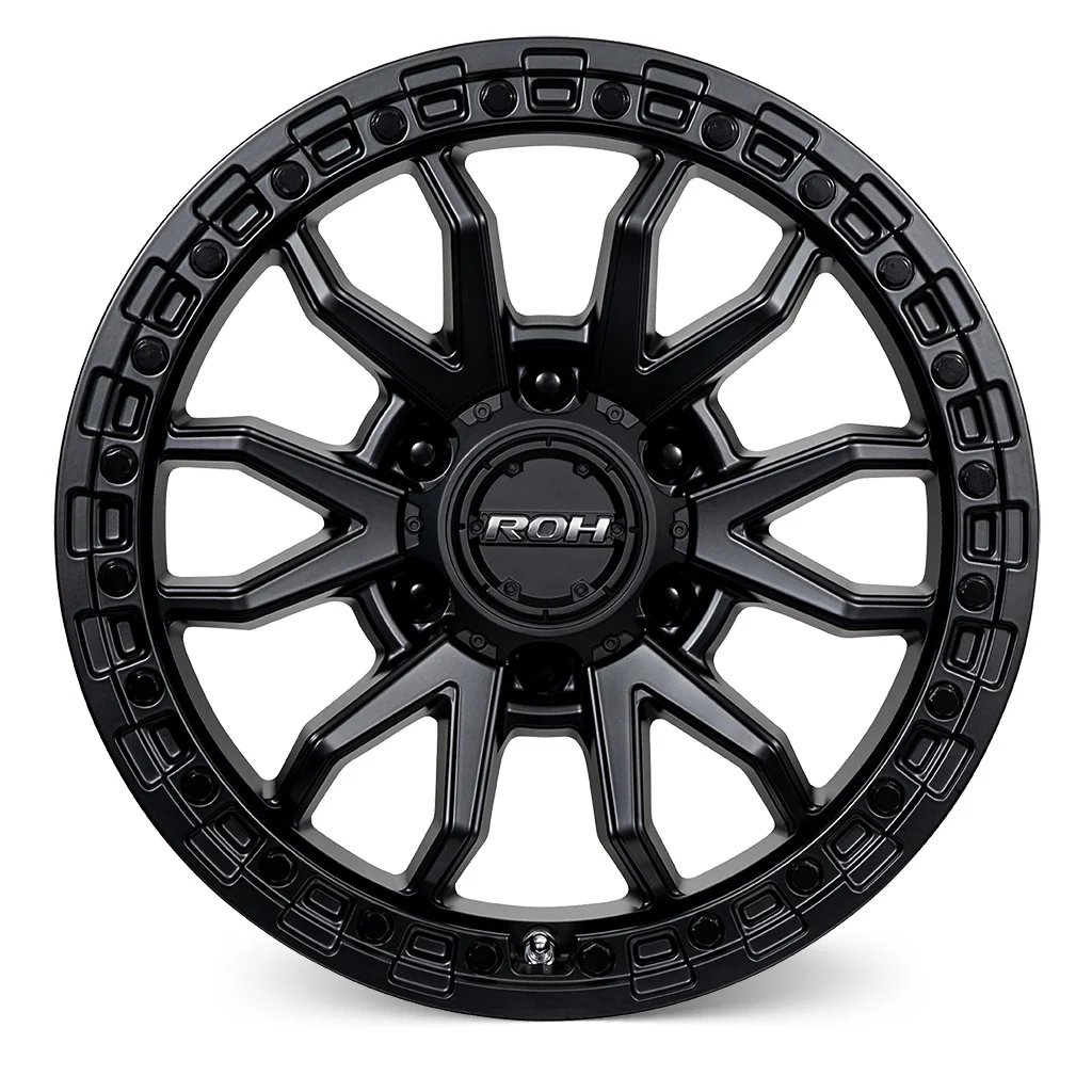 ROH RAID MATT BLACK 17x9