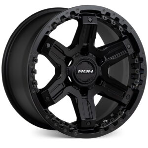 ROH ROCK MATT BLACK 18x9