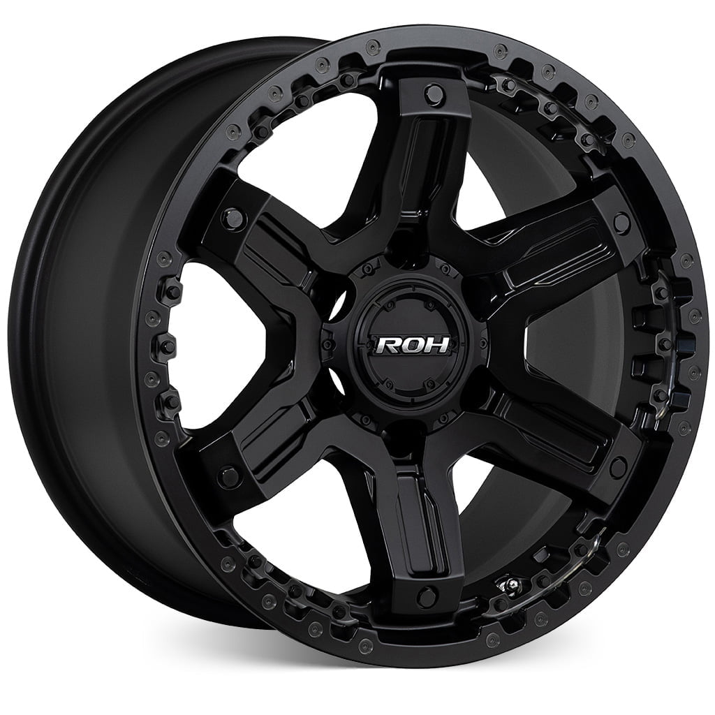 ROH ROCK MATT BLACK 18x9
