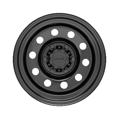 DYNAMIC ROUND Black 16x8 - Image 2